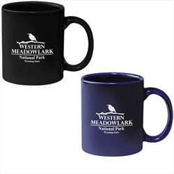 DH7125SD 11 Oz. Solid Colored Stoneware Mug With Custom Imprint